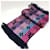 Louis Vuitton Monogram Echarpe Logomania Rainbow Scarf Pink Navy blue - vue 5