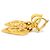 Orecchini in metallo dorato con cuore marchiato Coco di Chanel D'oro - vista 3