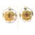 Orecchini a clip in oro e argento Chanel D'oro  - vista 1
