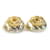 Orecchini a clip in oro e argento Chanel D'oro  - vista 3
