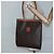 Céline CELINE Macadam Canvas Tote Bag PVC Braun Gold Auth 136856 Golden - Ansicht 18