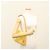 LOUIS VUITTON Borsa Thompson Street Monogram Vernis Gialla M91071 LV Auth BA4453 D'oro - vista 21
