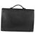 LOEWE Borsa da Ufficio Anagramma Pelle Nera Oro Auth bs28298 Nero D'oro - vista 2