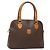 Céline Borsa a mano in tela Macadam CELINE in pelle PVC marrone oro Auth BA4505 D'oro