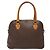 Céline Borsa a mano in tela Macadam CELINE in pelle PVC marrone oro Auth BA4505 D'oro - vista 2