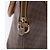 Céline Borsa a mano in tela Macadam CELINE in pelle PVC marrone oro Auth BA4505 D'oro - vista 8