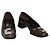Zapatos PRADA de charol marrón Auth ti3272 Castaño