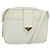 Borsa a Spalla in Pelle Bianca e Oro Auth BA4681 di SAINT LAURENT Bianco D'oro