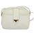 Borsa a Spalla in Pelle Bianca e Oro Auth BA4681 di SAINT LAURENT Bianco D'oro - vista 13