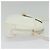 Borsa a Spalla in Pelle Bianca e Oro Auth BA4681 di SAINT LAURENT Bianco D'oro - vista 4