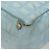 CHANEL Neue Reisetasche aus Nylon Hellblau Silber CC Auth 129655 - Ansicht 15