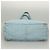 CHANEL Neue Reisetasche aus Nylon Hellblau Silber CC Auth 129655 - Ansicht 6