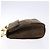 Borsa a mano con catena Salvatore Ferragamo in suede grigio oro Auth BA4690 Marrone D'oro - vista 4