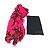 Chal de cachemira/seda rosa Louis Vuitton - vista 13