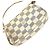 Mini Pochette Accessorio Damier Azur Louis Vuitton Bianco Giallo - vista 2