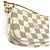 Mini Pochette Accessorio Damier Azur Louis Vuitton Bianco Giallo - vista 4
