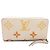 Cartera Zippy Monogram Empreinte Louis Vuitton Beige