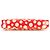 Louis Vuitton Red Yayoi Kusama Monogram Vernis Dots Infinity Pochette Accessoires - view 3