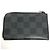 Monedero Damier Graphite Louis Vuitton Negro - vista 5
