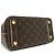 Louis Vuitton Monogram Lockit PM Tote Bag Braun Weiß Golden - Ansicht 6