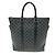 Borsa tote Anton Damier Graphite Louis Vuitton Nero - vista 2
