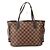 Borsa a Spalla Louis Vuitton Damier Neverfull PM Marrone Damier ebene