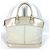 Borsa Tote Lockit MM Suhali di Louis Vuitton Bianco Giallo
