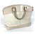 Borsa Tote Lockit MM Suhali di Louis Vuitton Bianco Giallo - vista 3