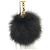 Portachiavi in peluche Fuzzy Bubble di Louis Vuitton Nero - vista 2