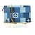 Portafoglio a Catena Flore in Denim Monogram Louis Vuitton Rosso Blu - vista 2