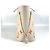 Borsa a Spalla Neverfull MM in Monogram Empreinte Louis Vuitton Beige - vista 3