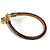 Bracciale Bangle Tribute LV Monogram Louis Vuitton Marrone Monogramma - vista 2