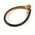 Bracciale Bangle Tribute LV Monogram Louis Vuitton Marrone Monogramma - vista 3