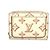 Louis Vuitton Monogram Portefeuille Lou Compact Weiß