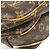 Borsa 2 in 1 Louis Vuitton Monogram Alize 24 Van Quatre Marrone - vista 8