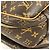Borsa 2 in 1 Louis Vuitton Monogram Alize 24 Van Quatre Marrone - vista 9