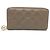 Carteira Zippy Monogram Embossada Louis Vuitton Bege - vista 2