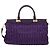 PRADA Bolso de Mano Nylon 2en1 Púrpura Dorado Auth 137460 - vista 2