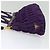 PRADA Bolso de Mano Nylon 2en1 Púrpura Dorado Auth 137460 - vista 3
