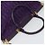 PRADA Bolso de Mano Nylon 2en1 Púrpura Dorado Auth 137460 - vista 6