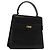 Borsa a mano Vala in pelle nera e oro Salvatore Ferragamo Auth BA4594 Nero D'oro
