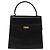 Borsa a mano Vala in pelle nera e oro Salvatore Ferragamo Auth BA4594 Nero D'oro - vista 13