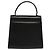 Borsa a mano Vala in pelle nera e oro Salvatore Ferragamo Auth BA4594 Nero D'oro - vista 2