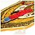 Hermès Bufanda plisada HERMES ""CASQUES PLUMETS"" Seda Amarilla Auténtica 135394 Amarillo - vista 3