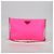 Borsa a spalla con catena Prada in nylon rosa argento autentica 134961M - vista 12