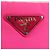 Borsa a spalla con catena Prada in nylon rosa argento autentica 134961M - vista 18