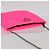 Borsa a spalla con catena Prada in nylon rosa argento autentica 134961M - vista 6