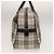 BURBERRY Nova Check Boston Tasche aus Canvas Beige Silber Authentisch ep10002 - Ansicht 3