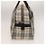 BURBERRY Nova Check Boston Tasche aus Canvas Beige Silber Authentisch ep10002 - Ansicht 4