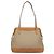 Céline Borsa a Spalla in Tela Macadam CELINE PVC Beige Oro Auth BA4513 D'oro - vista 2